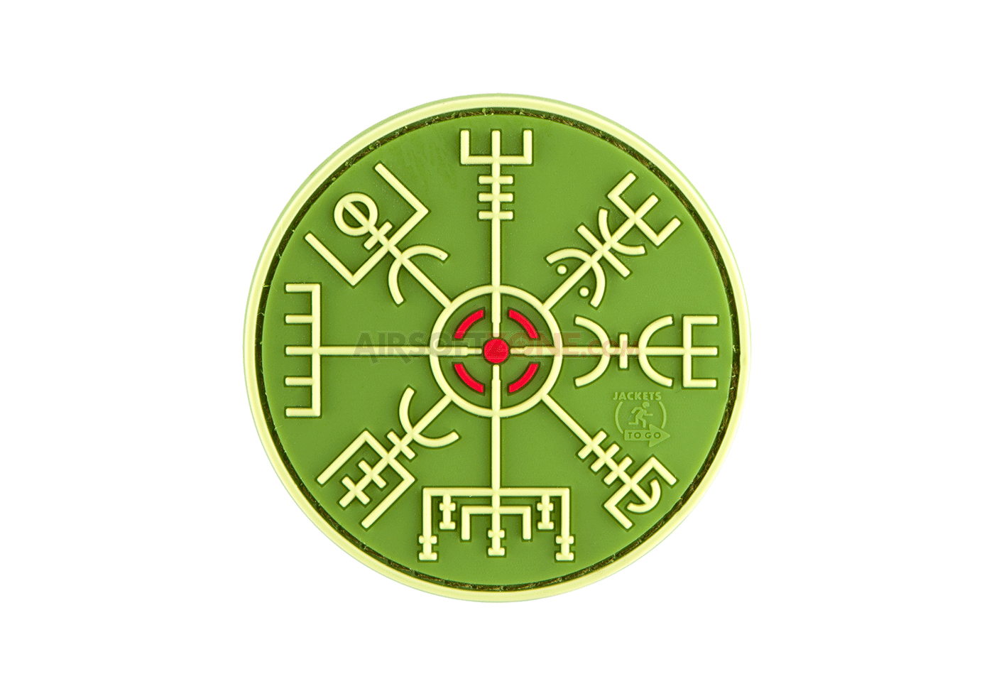 PATCH CAUCIUC - HELM OF AWE - GREEN